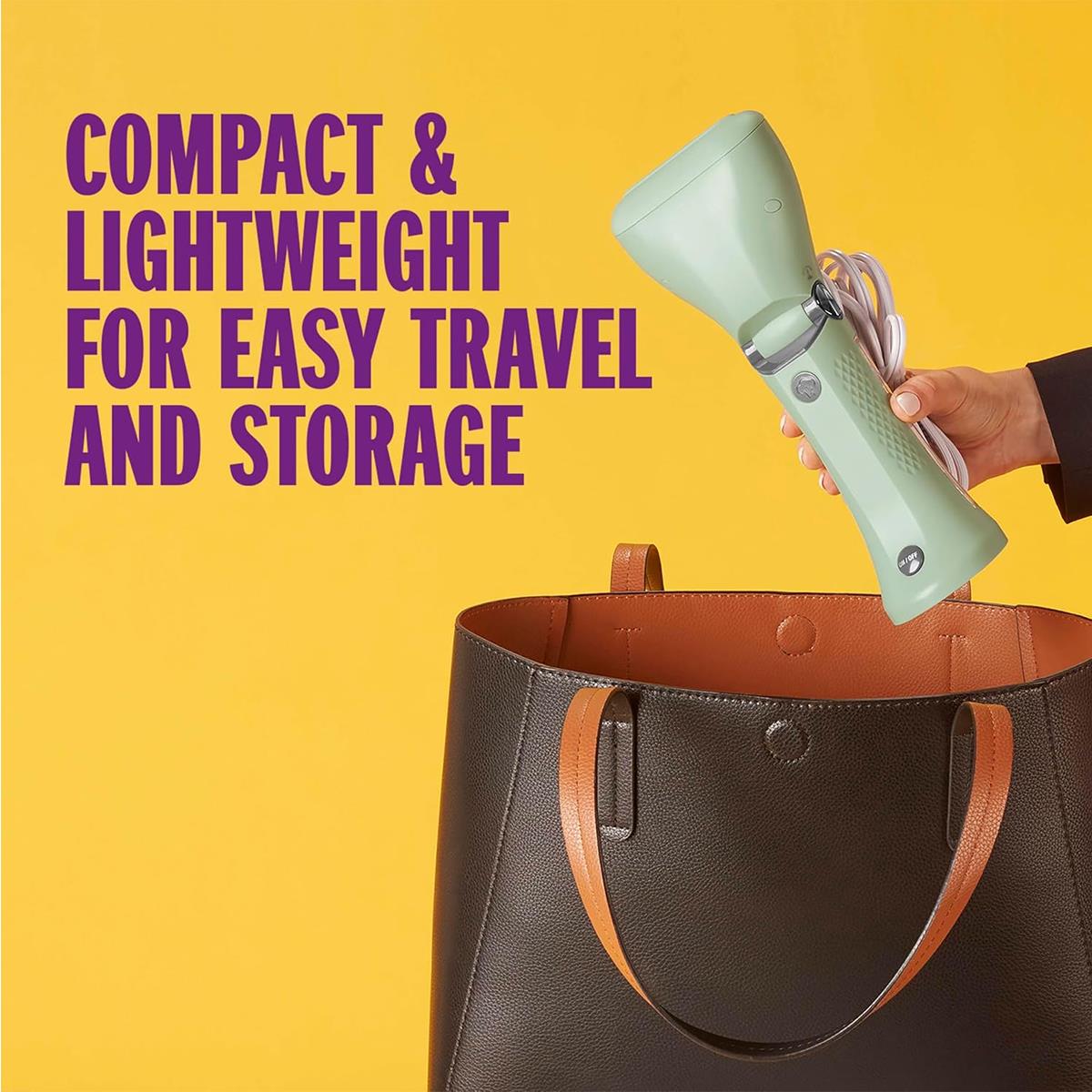 Conair Extreme Steam Handheld Garment Steamer 930W Dual Voltage 90ml Water Tank Mint Green UK Plug