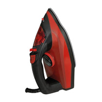 Igenix PowerSteam Pro Steam Iron 2600W Ceramic Soleplate 380ml Water Tank Vertical Steam Red/Black