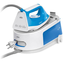 Braun CareStyle 1 Pro Steam Generator Iron with FreeGlide 3D SuperCeramic Soleplate 2200W 1.5L Water Tank White/Blue