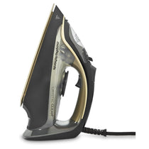 Morphy Richards Crystal Clear Steam Iron 2400W Ceramic Soleplate 350ml Water Tank Gold & Black