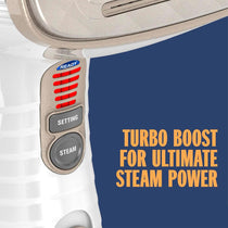 Conair Turbo Extreme Steam Handheld Clothes Steamer 230ml Water Tank 1560W UK Plug White/Champagne
