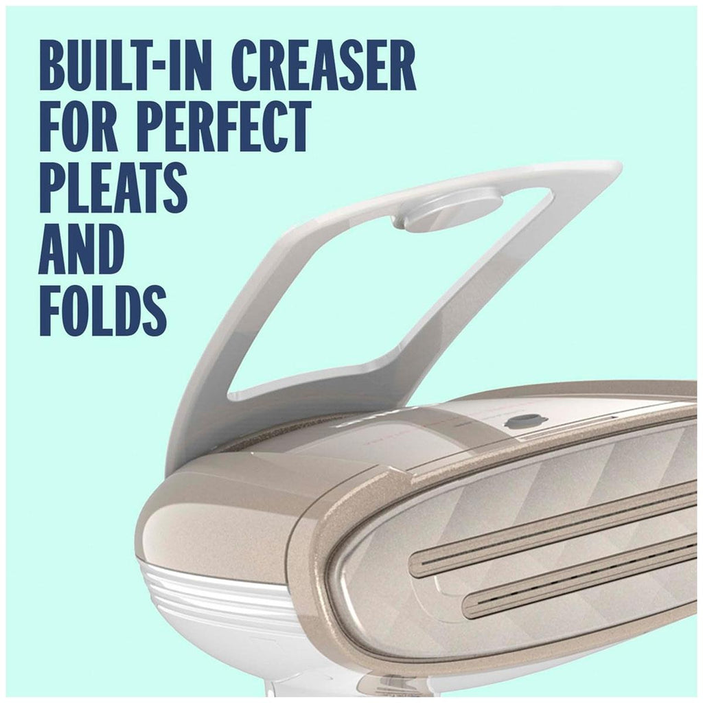 Conair Turbo Extreme Steam Handheld Clothes Steamer 230ml Water Tank 1560W UK Plug White/Champagne