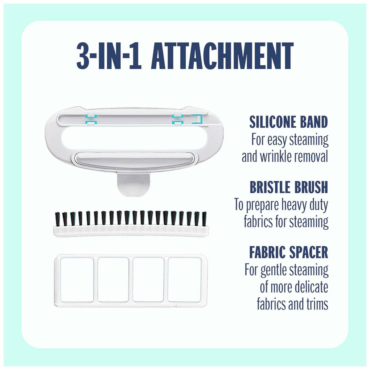 Conair Turbo Extreme Steam Handheld Clothes Steamer 230ml Water Tank 1560W UK Plug White/Champagne