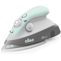 Oliso M3Pro Mini Project Steam Iron With Diamond Ceramic Soleplate LED ProLight Dual Steam Aqua