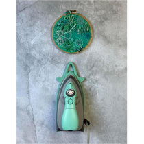 Oliso M3Pro Mini Project Steam Iron With Diamond Ceramic Soleplate LED ProLight Dual Steam Aqua