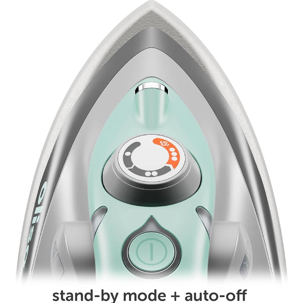 Oliso M3Pro Mini Project Steam Iron With Diamond Ceramic Soleplate LED ProLight Dual Steam Aqua