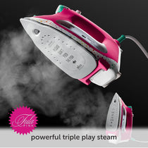 Oliso TG1600 Pro Plus Smart Iron With iTouch Auto Lift Diamond Ceramic Soleplate Tula Pink Edition