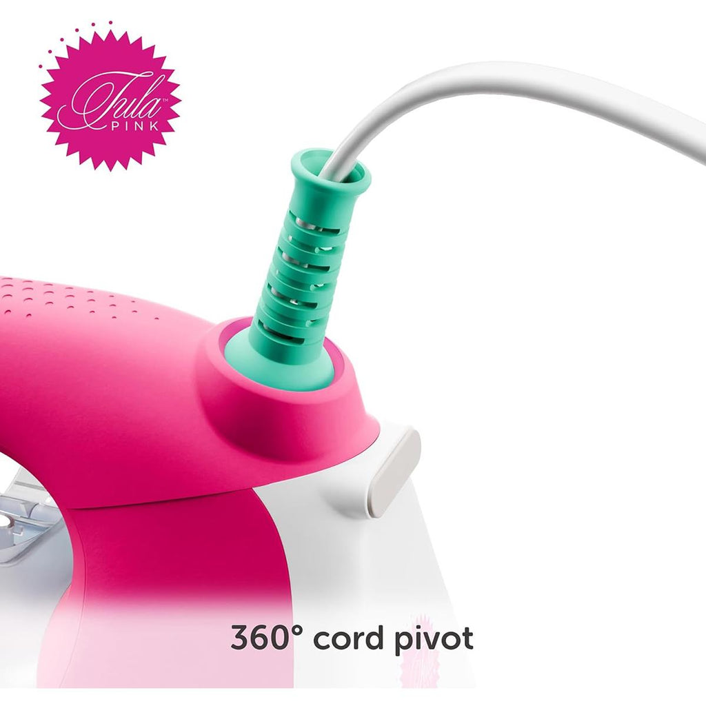 Oliso TG1600 Pro Plus Smart Iron With iTouch Auto Lift Diamond Ceramic Soleplate Tula Pink Edition