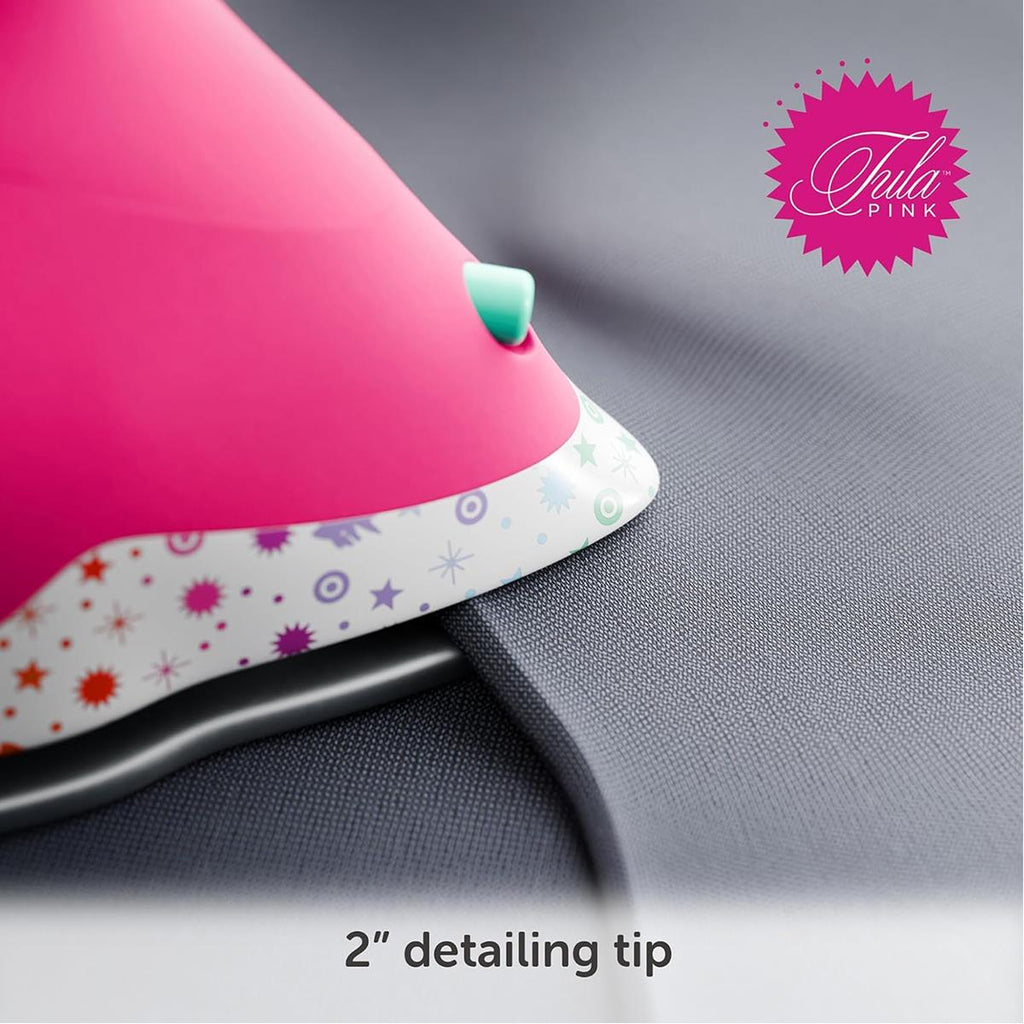 Oliso TG1600 Pro Plus Smart Iron With iTouch Auto Lift Diamond Ceramic Soleplate Tula Pink Edition