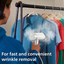 Philips 3000 Series Handheld Garment Steamer 1000W Foldable 120ml Water Tank White