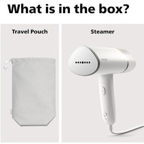 Philips 3000 Series Handheld Garment Steamer 1000W Foldable 120ml Water Tank White