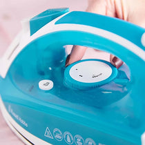 Russell Hobbs Supreme Steam Traditional Iron 2400W Stainless Steel Soleplate 300ml Tank Vertical Steam Blue/White