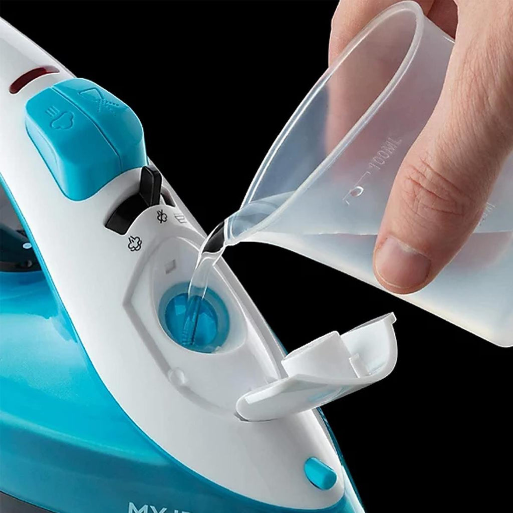 Russell Hobbs My Iron Steam Iron Ceramic Soleplate 1800W 260ml Tank Blue And White