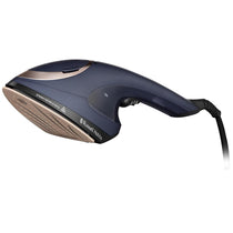 Russell Hobbs Steam Genie 2in1 Handheld Clothes Steamer Iron 1700W Ceramic Soleplate 150ml Blue/Rose Gold