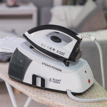 Russell Hobbs Steam Power Series 1 Steam Generator Iron 2400W 1.3L Black And White