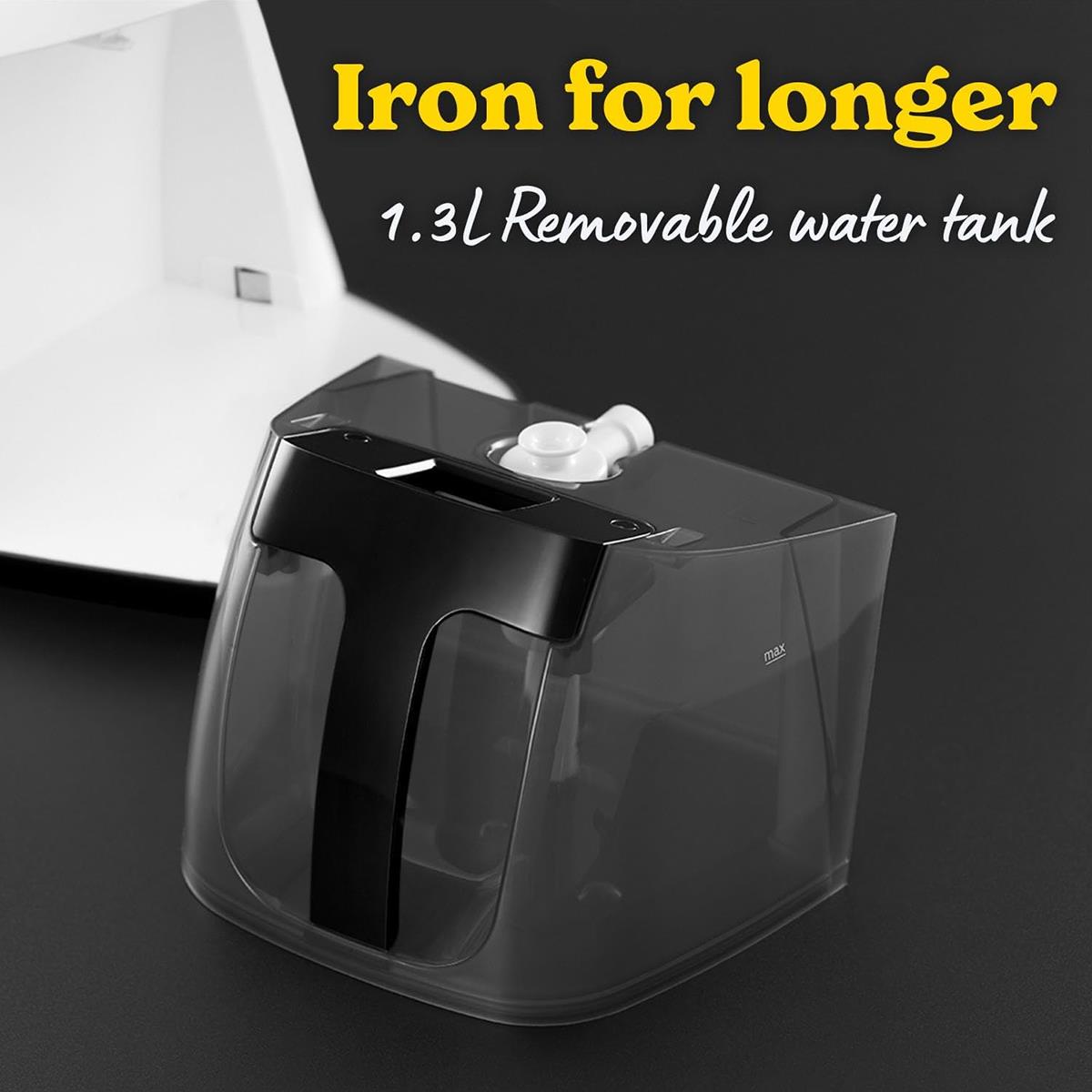 Russell Hobbs Steam Power Series 1 Steam Generator Iron 2400W 1.3L Black And White
