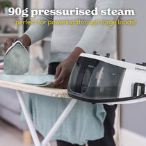 Russell Hobbs Steam Power Series 1 Steam Generator Iron 2400W 1.3L Black And White