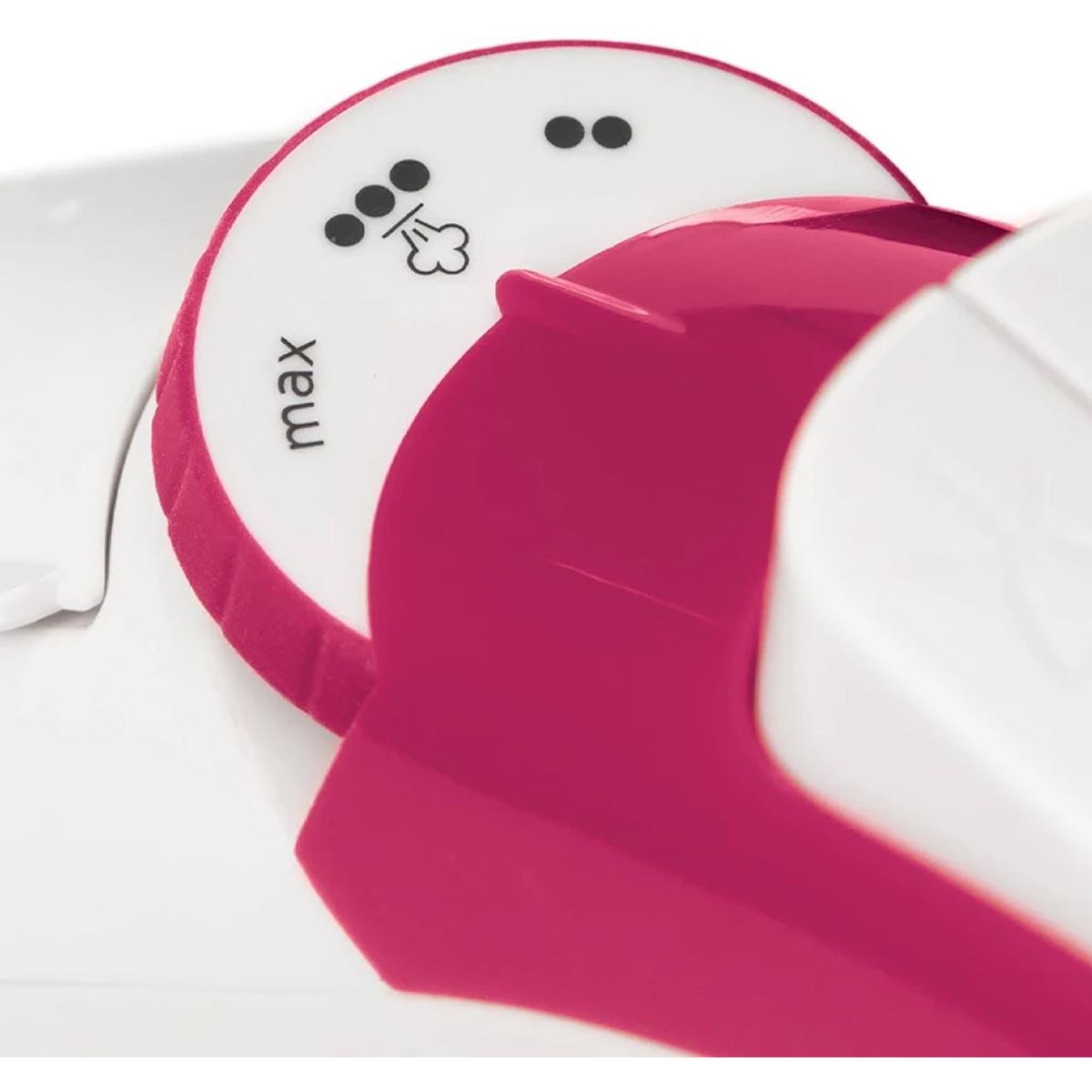 Russell Hobbs Light & Easy Brights Steam Iron 2400W Fabric Softener Infused Ceramic Soleplate 240ml Berry