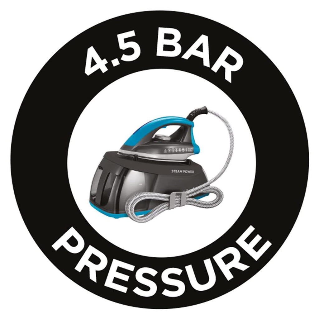 Russell Hobbs SteamPower Aqua Steam Generator Iron 2400W 1.3L 4.5 Bar Stainless Steel Soleplate