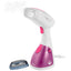 Swan Handheld Garment Steamer 1100W 250ml Water Tank Removable Fabric Brush White And Pink