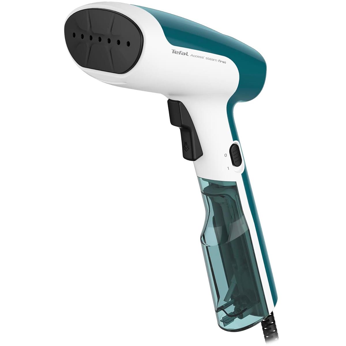 Tefal Access Steam First Handheld Garment Steamer 1300W 20g/min 70ml Water Tank Green And White Main image