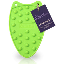 The Quilted Bear Mini Iron Rest Silicone Heat Resistant Iron Pad For Quilting And Crafts Lime Green