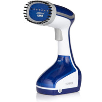 Tower Garment Steamer 1000W Handheld Clothes Steamer With Ceramic Soleplate 200ml Tank Blue And White