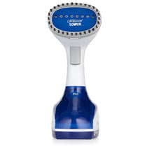 Tower Garment Steamer 1000W Handheld Clothes Steamer With Ceramic Soleplate 200ml Tank Blue And White