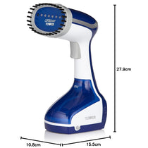 Tower Garment Steamer 1000W Handheld Clothes Steamer With Ceramic Soleplate 200ml Tank Blue And White