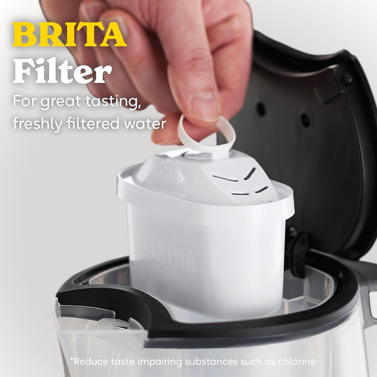 Russell Hobbs BRITA Purity Filter Kettle 3000W With MAXTRA PRO Cartridge 1 Litre Boil Capacity Transparent Secondary image