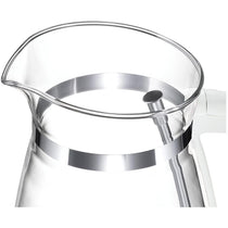 Russell Hobbs Carafe Style Glass Cordless Kettle 3000W 1.7 Litre With Blue Illumination White