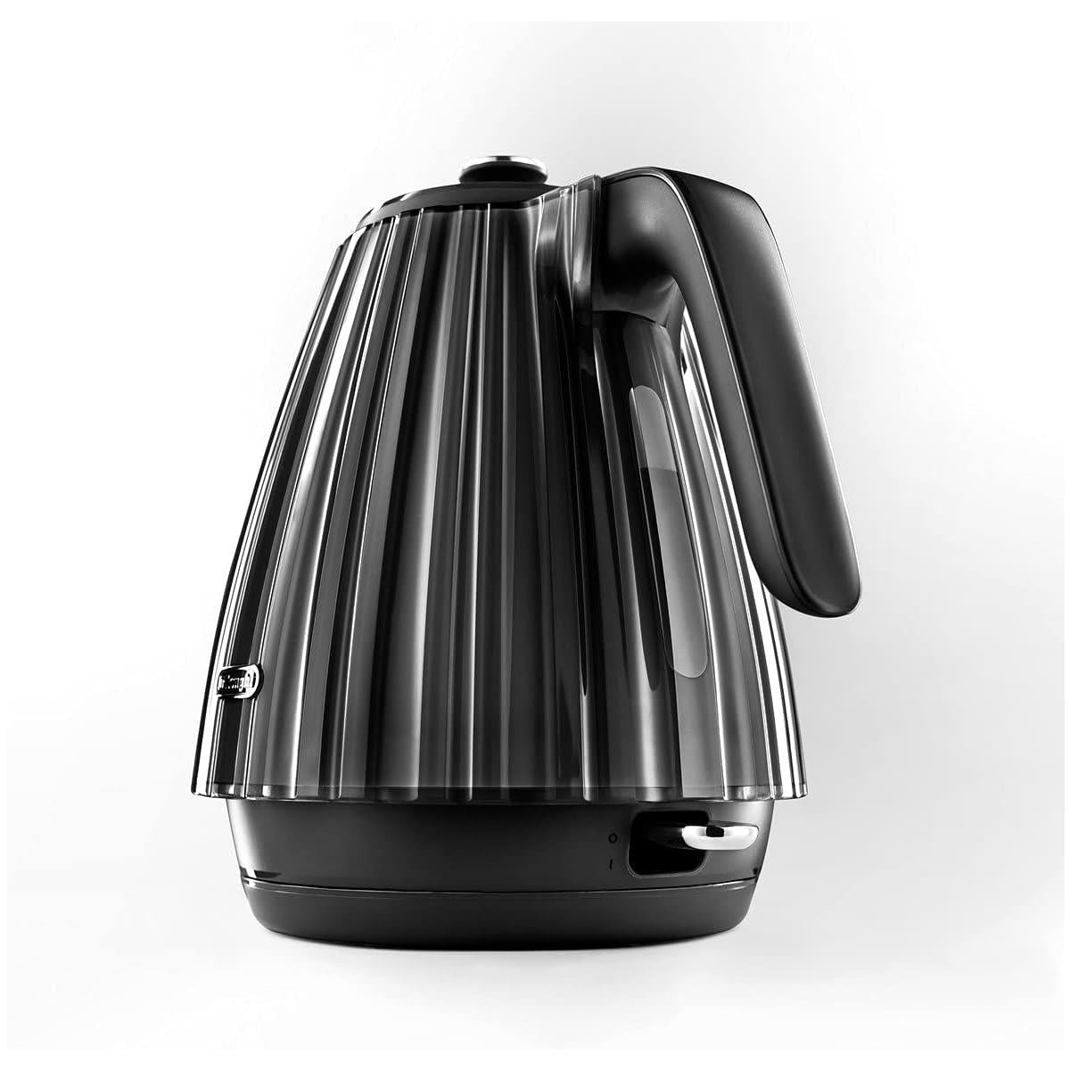 Delonghi Ballerina Electric Jug Kettle 1.7 Litre 3000W Plastic Cordless 360° Swivel Base Black Secondary image
