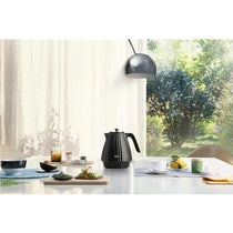 Delonghi Ballerina Electric Jug Kettle 1.7 Litre 3000W Plastic Cordless 360° Swivel Base Black