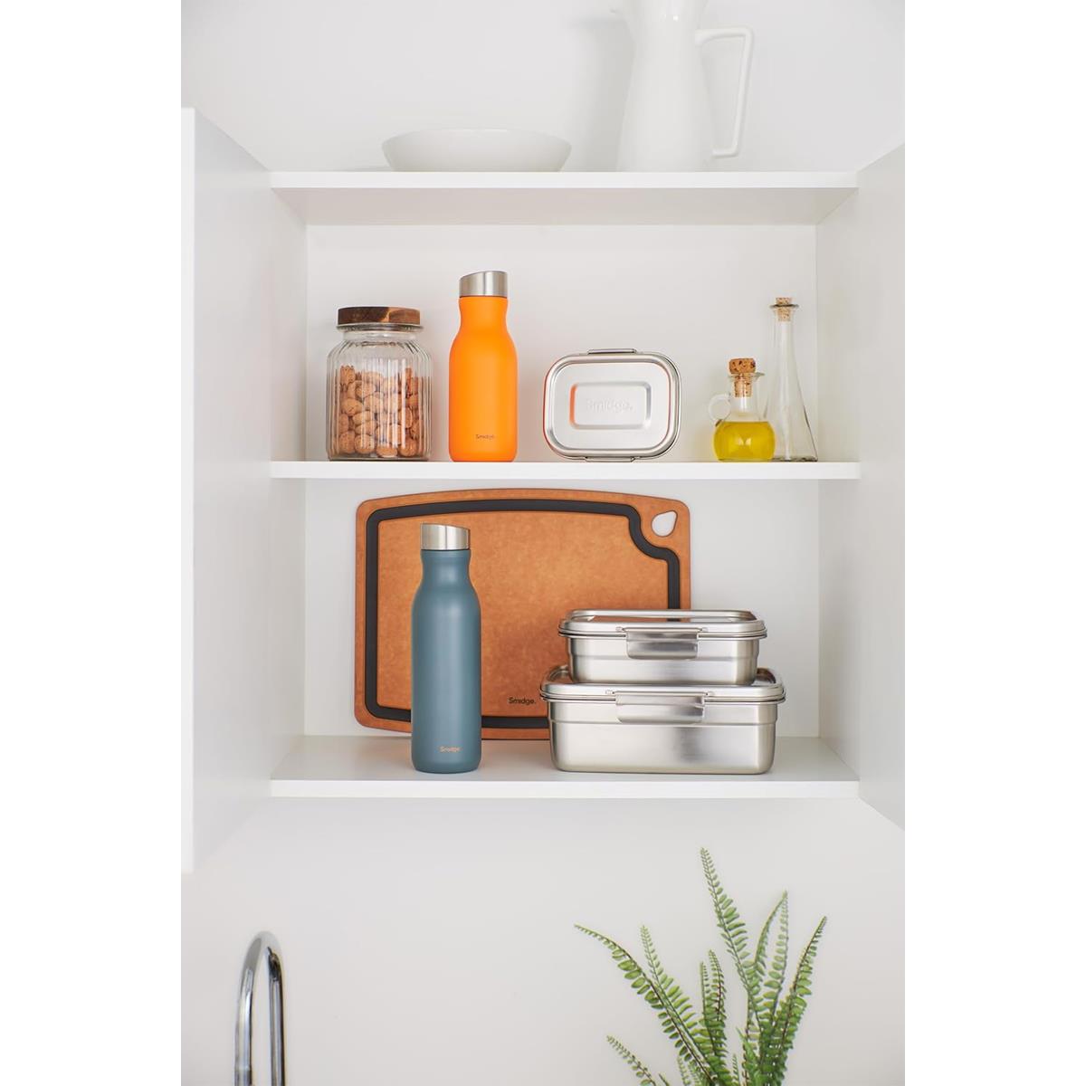 Smidge Stainless Steel Insulated Water Bottle 500ml Double Wall Vacuum Flask BPA-Free Leakproof Spring Dew Secondary image