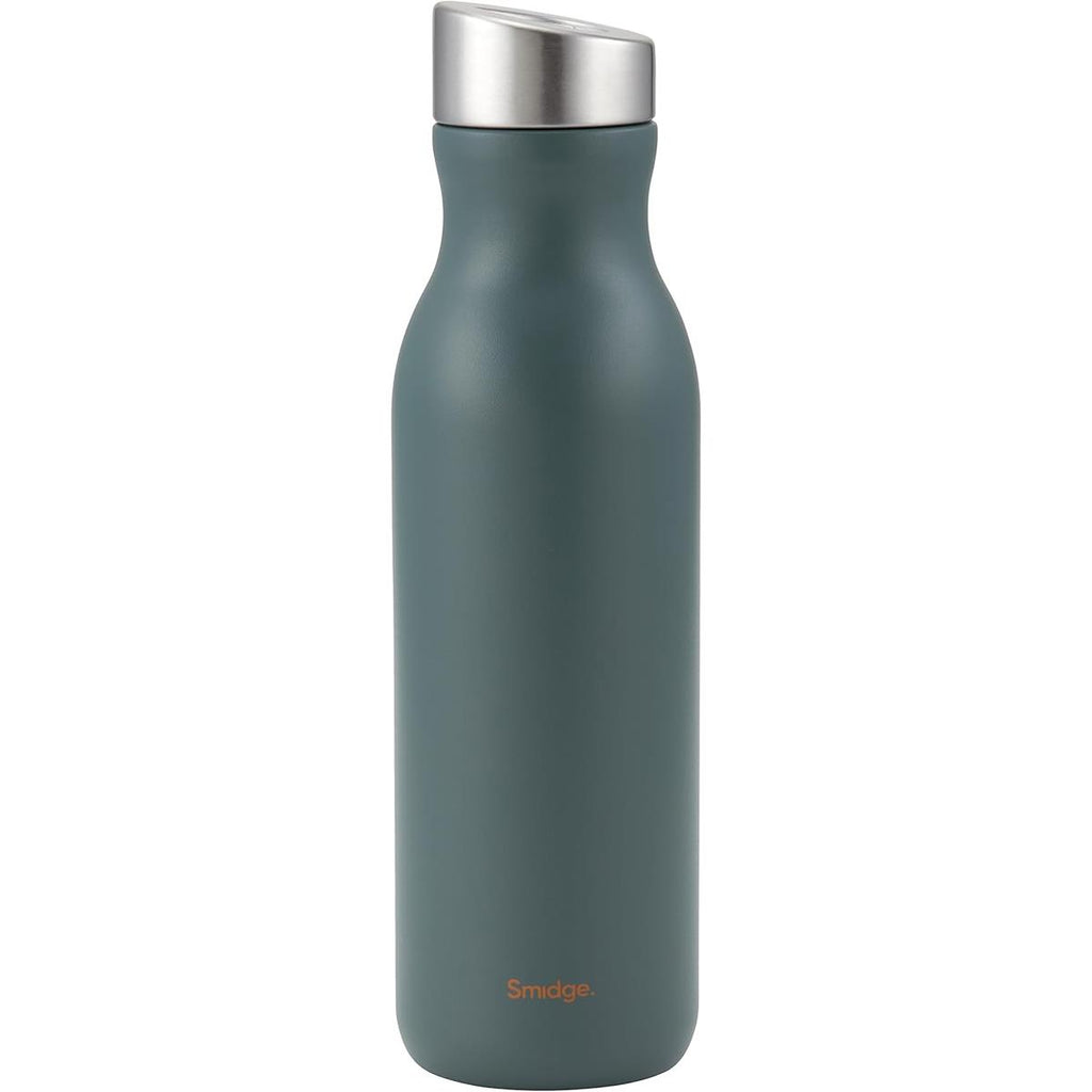 Smidge Stainless Steel Insulated Water Bottle 500ml Double Wall Vacuum Flask BPA-Free Leakproof Storm