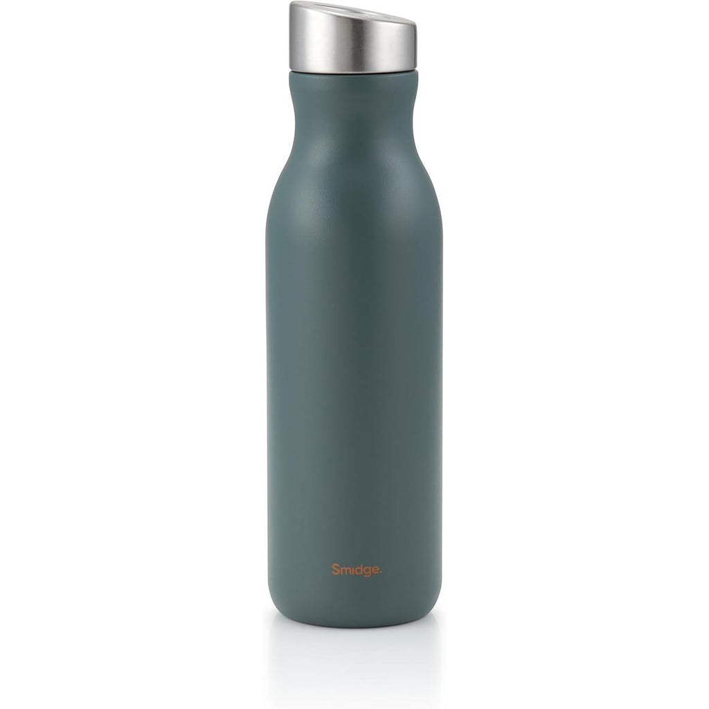 Smidge Stainless Steel Insulated Water Bottle 500ml Double Wall Vacuum Flask BPA-Free Leakproof Storm