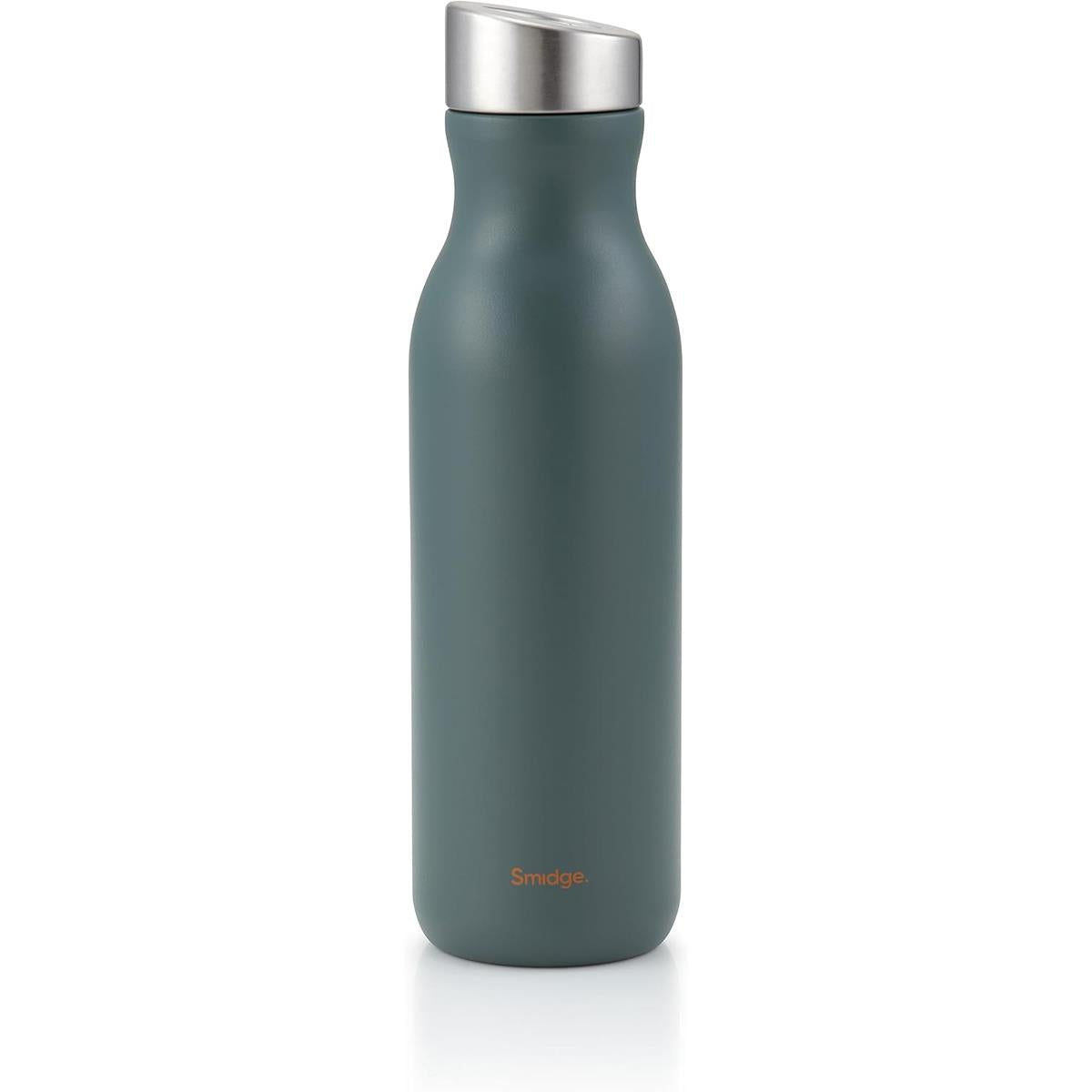Smidge Stainless Steel Insulated Water Bottle 500ml Double Wall Vacuum Flask BPA-Free Leakproof Storm