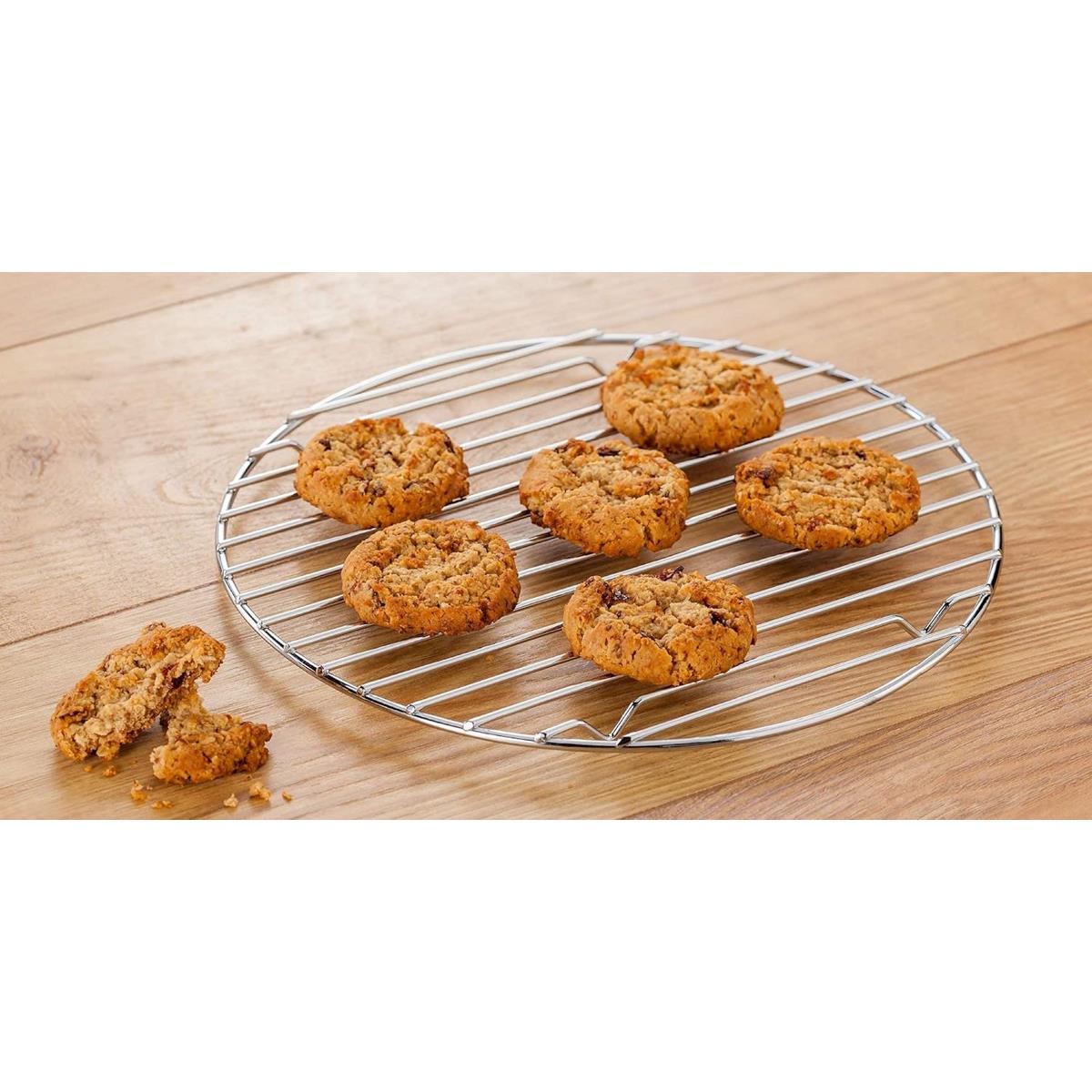 Judge Round Cooling Rack 29cm Chrome Plated Wire Baking Rack Dishwasher Safe Secondary image