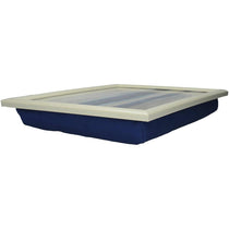 Creative Tops Blue Abstract Cushioned Bean Bag Lap Tray 44 x 34cm Plastic Dinner Laptop Tray