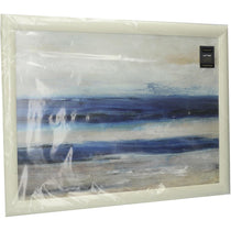 Creative Tops Blue Abstract Cushioned Bean Bag Lap Tray 44 x 34cm Plastic Dinner Laptop Tray