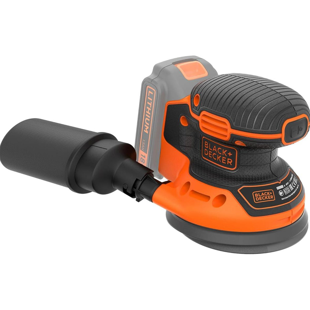 Black & Decker 18V Cordless Random Orbit Sander 12000 OPM Bare Unit