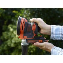 Black & Decker 18V Cordless Random Orbit Sander 12000 OPM Bare Unit