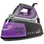 Daewoo Steam Station Iron 2400W With 1.2L Detachable Water Tank Ceramic Soleplate Adjustable Steam Black & Purple