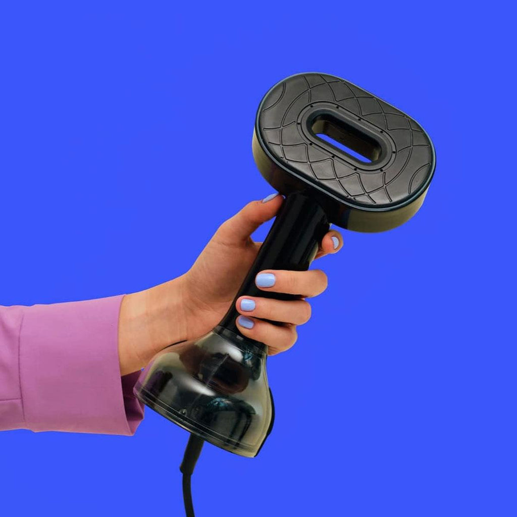 Idle Handheld Garment Steamer 1100W with 200ml Water Tank 2-in-1 Brush Attachment Vertical Steam Black