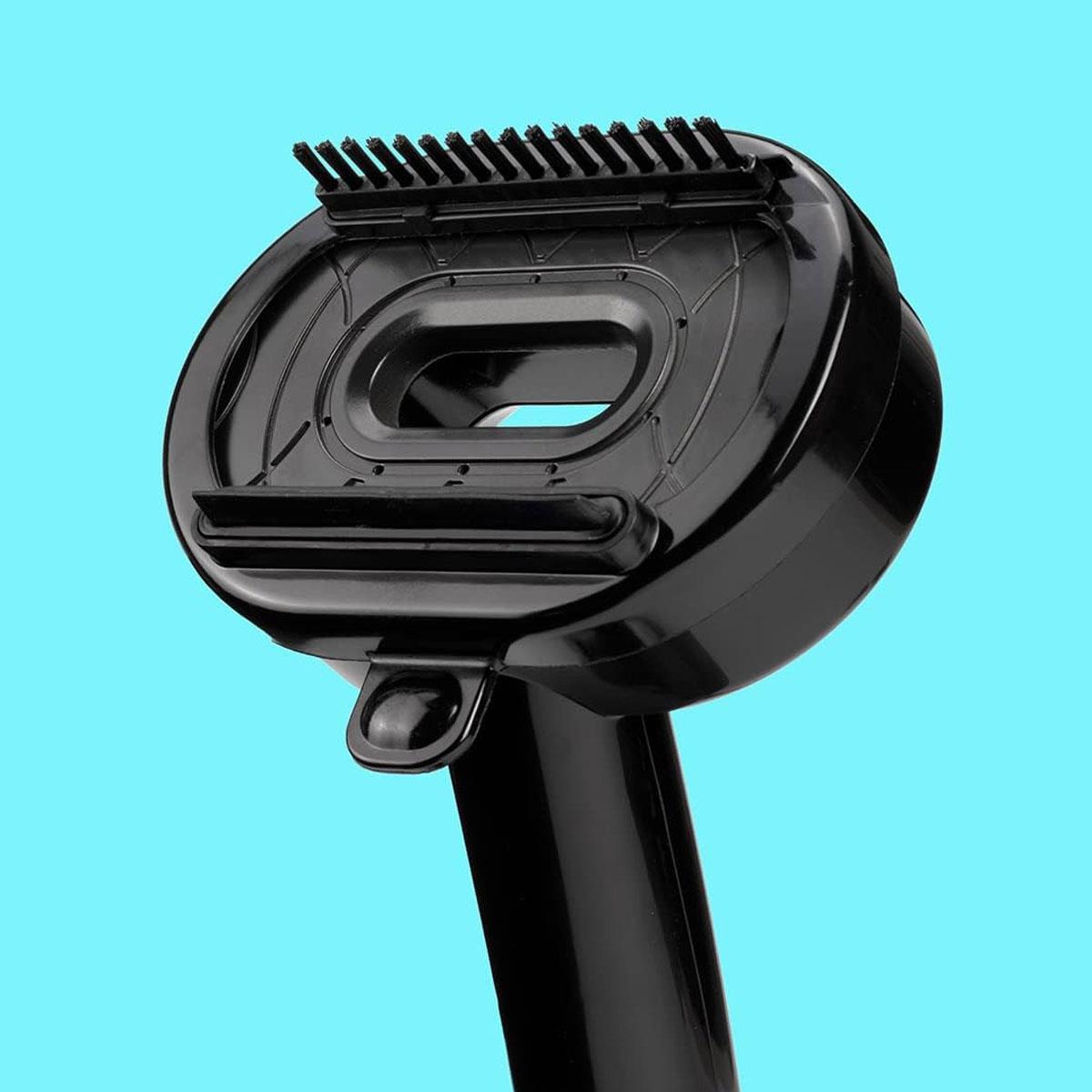 Idle Handheld Garment Steamer 1100W with 200ml Water Tank 2-in-1 Brush Attachment Vertical Steam Black