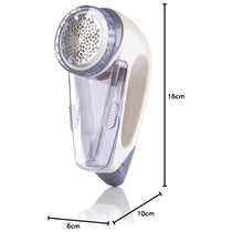 Minky Electric Fabric Shaver Lint Remover With Adjustable Height Head Battery Powered Bobble Remover For Clothes White
