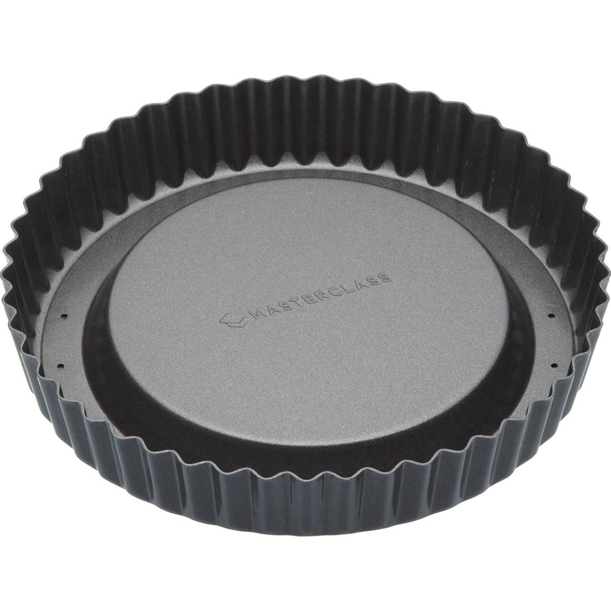 MasterClass Sponge Flan Tin 20cm Loose Base Carbon Steel Non Stick Round Baking Pan Main image