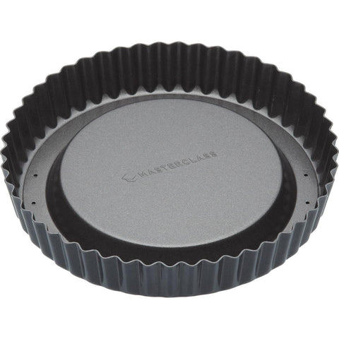 MasterClass Sponge Flan Tin 20cm Loose Base Carbon Steel Non Stick Round Baking Pan