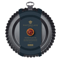 MasterClass Sponge Flan Tin 20cm Loose Base Carbon Steel Non Stick Round Baking Pan