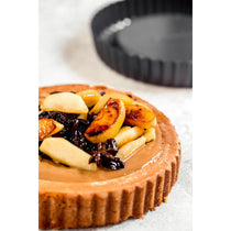 MasterClass Sponge Flan Tin 20cm Loose Base Carbon Steel Non Stick Round Baking Pan